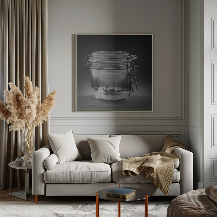 holyday conserve by Roswitha Schleicher-Schwarz Square Canvas Print Art for Modern Home Decor. Decorate your office or living room with canvas artwork
