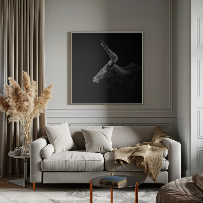 Watusi Square Canvas Art  Christian Meermann 