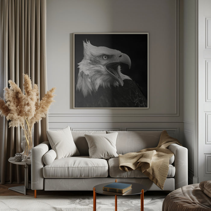 The American Eagle by Vincent Willems Square Canvas Print Art for Modern Home Decor. Decorate your office or living room with canvas artwork