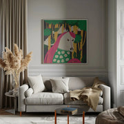 Horse-Animal Trilogy Square Canvas Art  Shriya Bhattacharya 