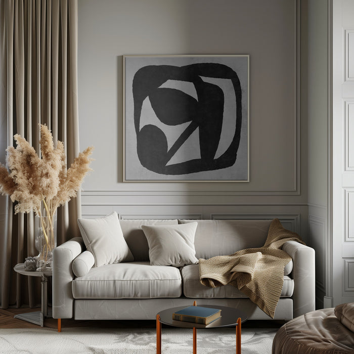 Abstract Melody by Dan Hobday Square Canvas Print Art for Modern Home Decor. Decorate your office or living room with canvas artwork