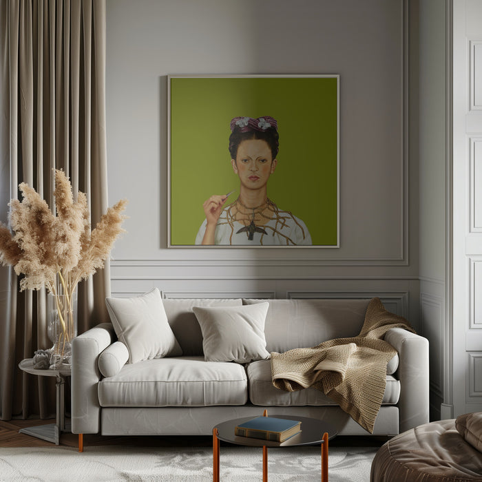 Don't Overdo by Artem Pozdniakov Square Canvas Print Art for Modern Home Decor. Decorate your office or living room with canvas artwork
