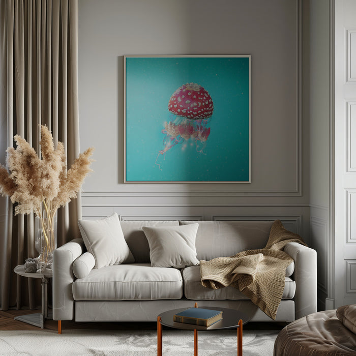 Hallucination by Artem Pozdniakov Square Canvas Print Art for Modern Home Decor. Decorate your office or living room with canvas artwork