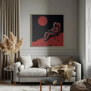 Moon 2 by Bilge Paksoylu Square Canvas Print Art for Modern Home Decor. Decorate your office or living room with canvas artwork