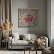 Sangria Summer by Caroline Bonne Müller Square Canvas Print Art for Modern Home Decor. Decorate your office or living room with canvas artwork