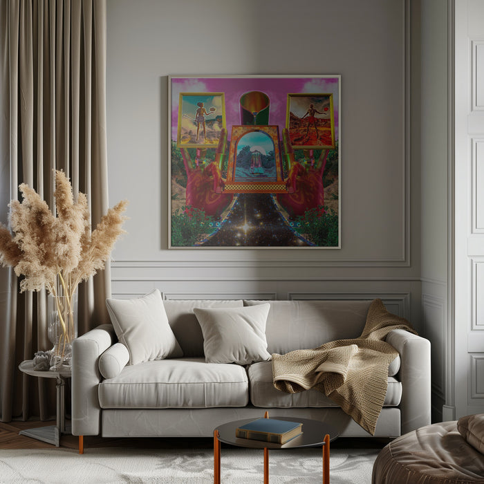 ALCHEMY by CosmoZach Square Canvas Print Art for Modern Home Decor. Decorate your office or living room with canvas artwork