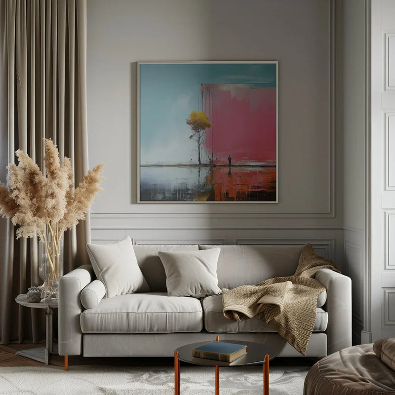 Second World 4 by Justyna Jaszke Square Canvas Print Art for Modern Home Decor. Decorate your office or living room with canvas artwork