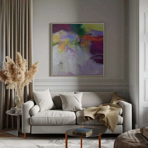 Adventure awaits Square Canvas Print Art  Kirsten Handelmann 