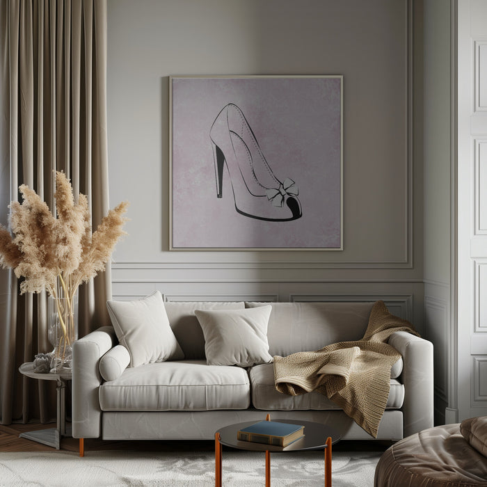 Cinderella by Martina Square Canvas Print Art for Modern Home Decor. Decorate your office or living room with canvas artwork