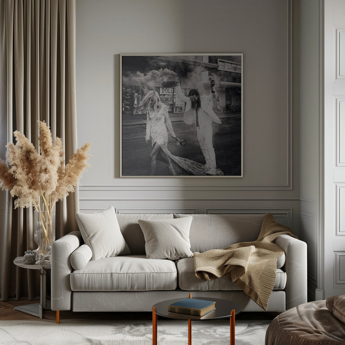 North Las Vegas Square Canvas Art  Kurt Klein 