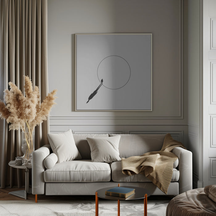 Walking the circle! Square Canvas Art  Huib Limberg 