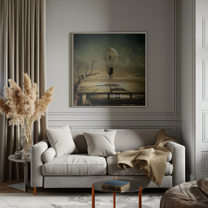 nightwalk by Franziskus Pfleghart Square Canvas Print Art for Modern Home Decor. Decorate your office or living room with canvas artwork