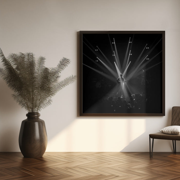 Crossfire by Anders Samuelsson Square Canvas Print Art for Modern Home Decor. Decorate your office or living room with canvas artwork