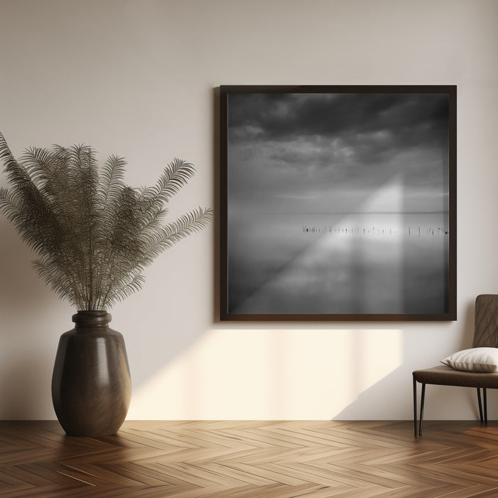 Sixty shades of gray Square Canvas Art  George Digalakis 