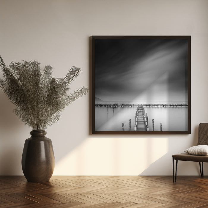 By the Sea 012 Square Canvas Art  George Digalakis 