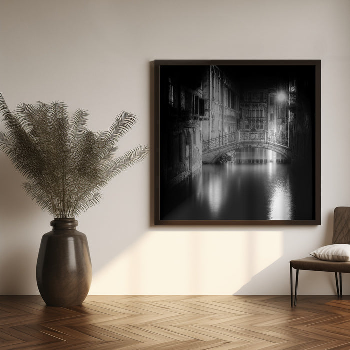Venice by Tanja Ghirardini Square Canvas Print Art for Modern Home Decor. Decorate your office or living room with canvas artwork