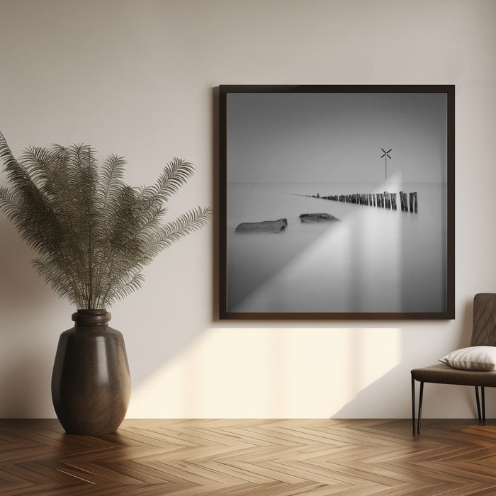 X stands for by Christophe Staelens Square Canvas Print Art for Modern Home Decor. Decorate your office or living room with canvas artwork