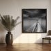 Long Pier by George Digalakis Square Canvas Print Art for Modern Home Decor. Decorate your office or living room with canvas artwork