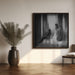 Pause for cello by Roswitha Schleicher-Schwarz Square Canvas Print Art for Modern Home Decor. Decorate your office or living room with canvas artwork