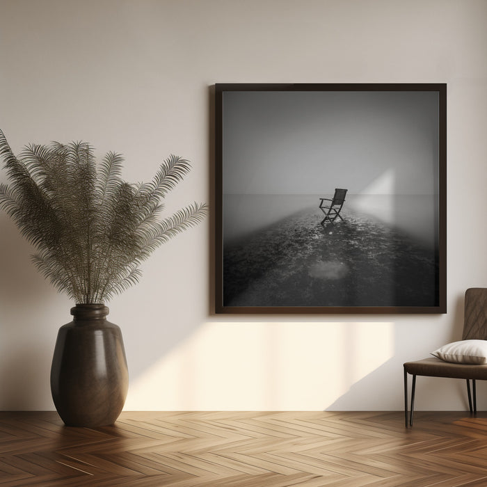 Sit down and relax by Christophe Staelens Square Canvas Print Art for Modern Home Decor. Decorate your office or living room with canvas artwork