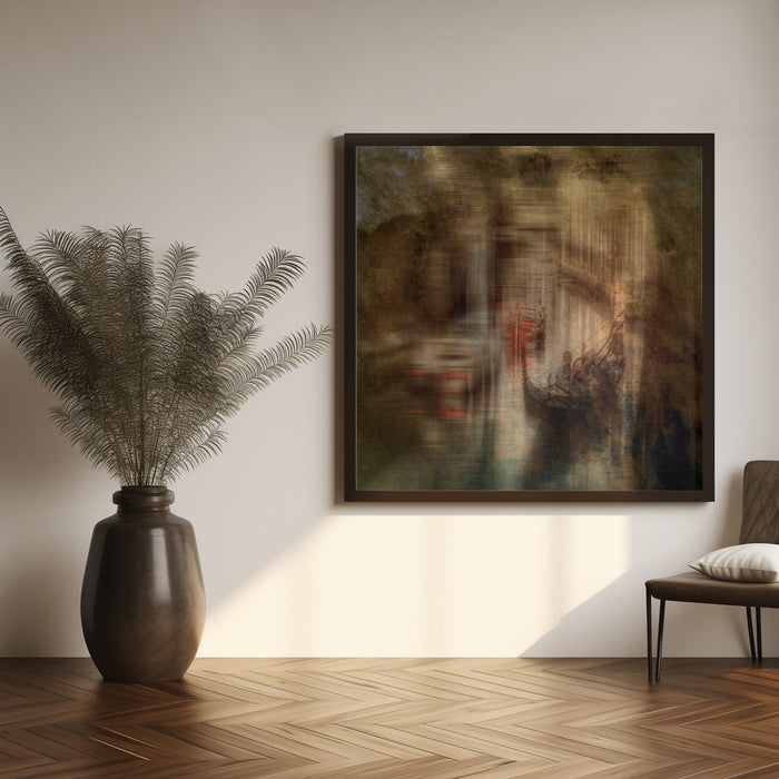 Venetian symphony 2 by Michel Romaggi Square Canvas Print Art for Modern Home Decor. Decorate your office or living room with canvas artwork