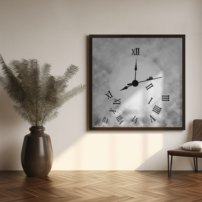 Time by Hadi Malijani Square Canvas Print Art for Modern Home Decor. Decorate your office or living room with canvas artwork