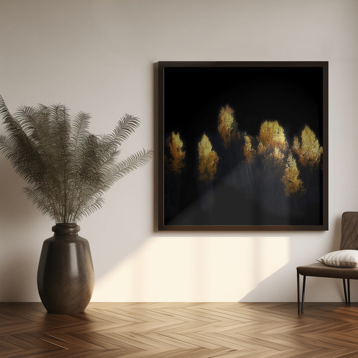 Ushguli Impression by Mozart Chan Square Canvas Print Art for Modern Home Decor. Decorate your office or living room with canvas artwork