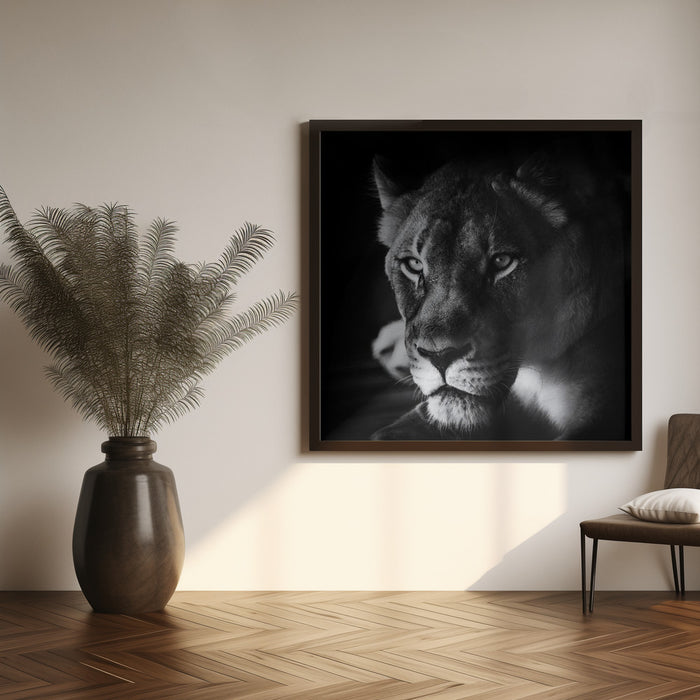 The Look Square Canvas Art  Jerry Berry 