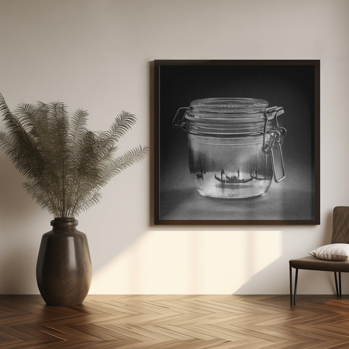 holyday conserve by Roswitha Schleicher-Schwarz Square Canvas Print Art for Modern Home Decor. Decorate your office or living room with canvas artwork
