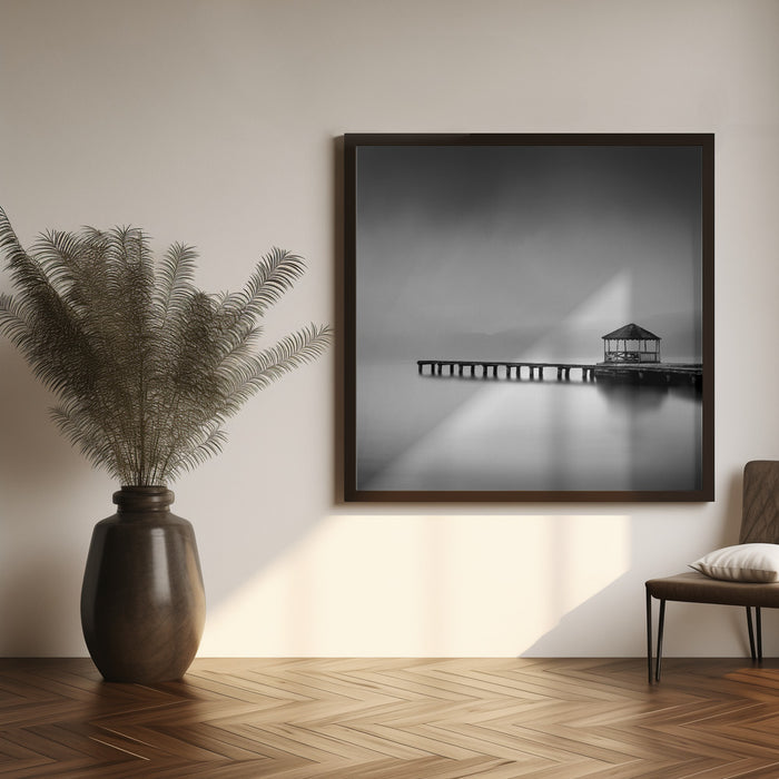 Whispering Lakes 019 by George Digalakis Square Canvas Print Art for Modern Home Decor. Decorate your office or living room with canvas artwork