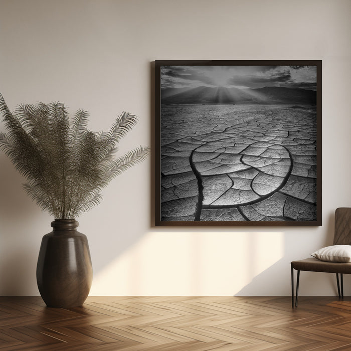 Arid by Yi Fan Square Canvas Print Art for Modern Home Decor. Decorate your office or living room with canvas artwork