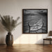 Arid by Yi Fan Square Canvas Print Art for Modern Home Decor. Decorate your office or living room with canvas artwork