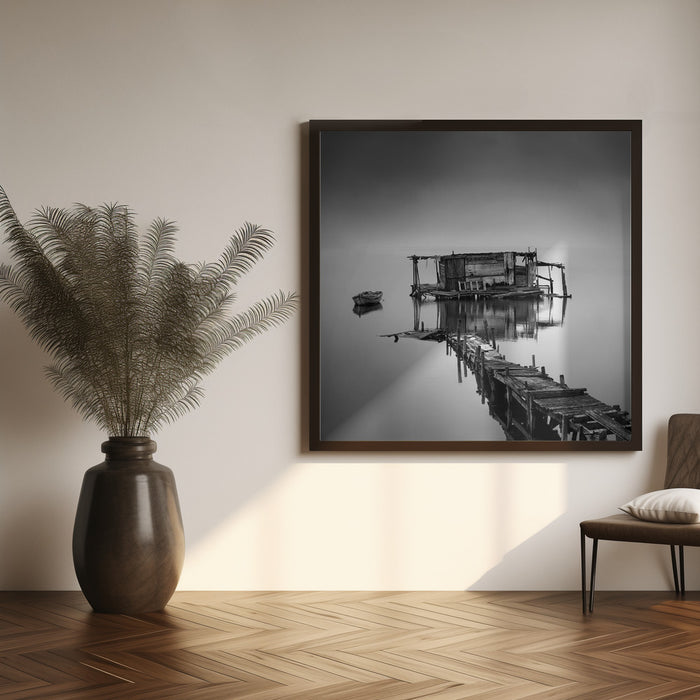 Still Stading by George Digalakis Square Canvas Print Art for Modern Home Decor. Decorate your office or living room with canvas artwork