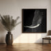 Elephant profile Square Canvas Art  Hannes Bertsch 