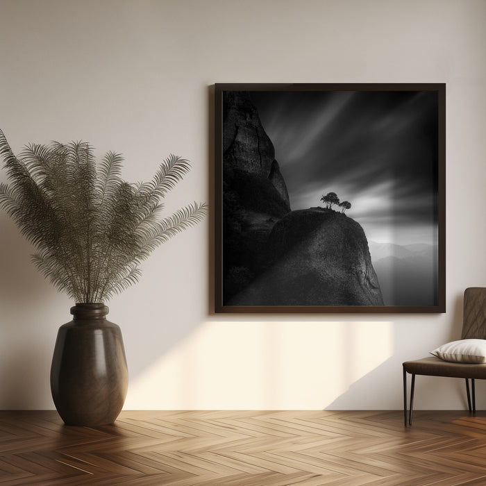 Meteora Impressions by George Digalakis Square Canvas Print Art for Modern Home Decor. Decorate your office or living room with canvas artwork