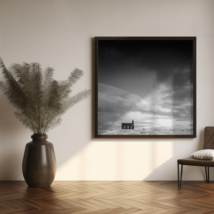 Hope in the Wilderness by Robert Bolton Square Canvas Print Art for Modern Home Decor. Decorate your office or living room with canvas artwork
