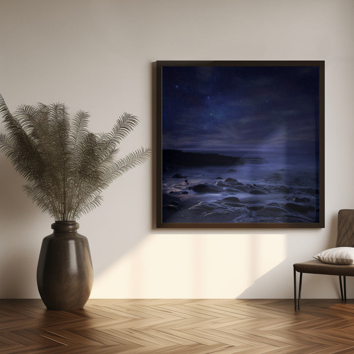 Insomnia Square Canvas Art  Sebastien DEL GROSSO 