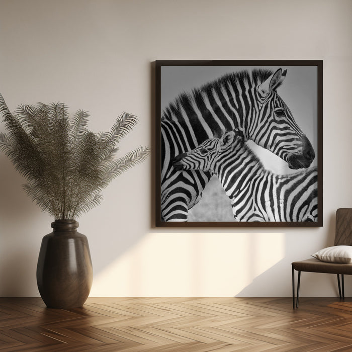 Love by MIN LI Square Canvas Print Art for Modern Home Decor. Decorate your office or living room with canvas artwork