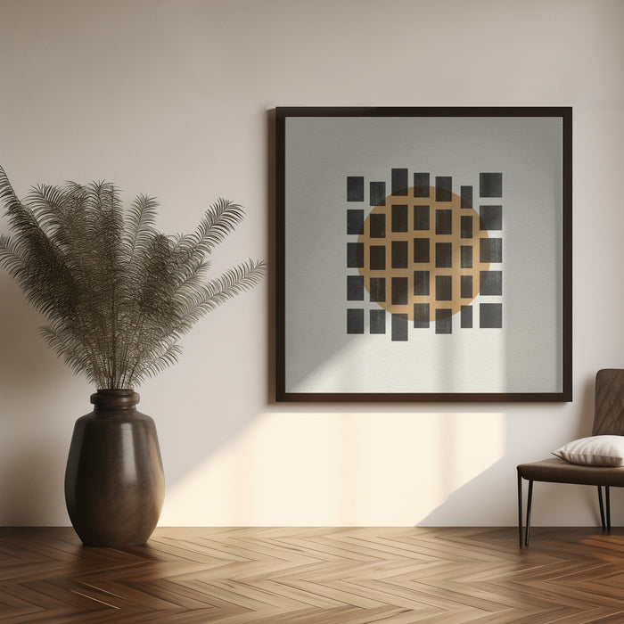 Paper Object No8 by THE MIUUS STUDIO Square Canvas Print Art for Modern Home Decor. Decorate your office or living room with canvas artwork