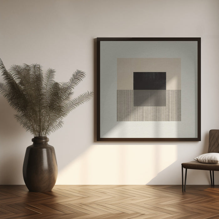 Paper Object No2. by THE MIUUS STUDIO Square Canvas Print Art for Modern Home Decor. Decorate your office or living room with canvas artwork