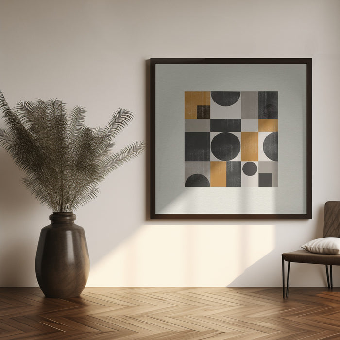 Paper Object Nr9 by THE MIUUS STUDIO Square Canvas Print Art for Modern Home Decor. Decorate your office or living room with canvas artwork