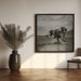 Galloping by Rachel Pansky Square Canvas Print Art for Modern Home Decor. Decorate your office or living room with canvas artwork