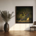 Still life Late Summer Fruit by Monique van Velzen Square Canvas Print Art for Modern Home Decor. Decorate your office or living room with canvas artwork