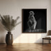 Meerkat by Christian Meermann Square Canvas Print Art for Modern Home Decor. Decorate your office or living room with canvas artwork