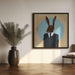 David Lynch Rabbit Square Canvas Art  Famous When Dead 