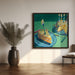 Birthday Cake by Key and Sea Creative Square Canvas Print Art for Modern Home Decor. Decorate your office or living room with canvas artwork