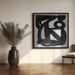 Abstract Melody No4 Square Canvas Art  Dan Hobday 