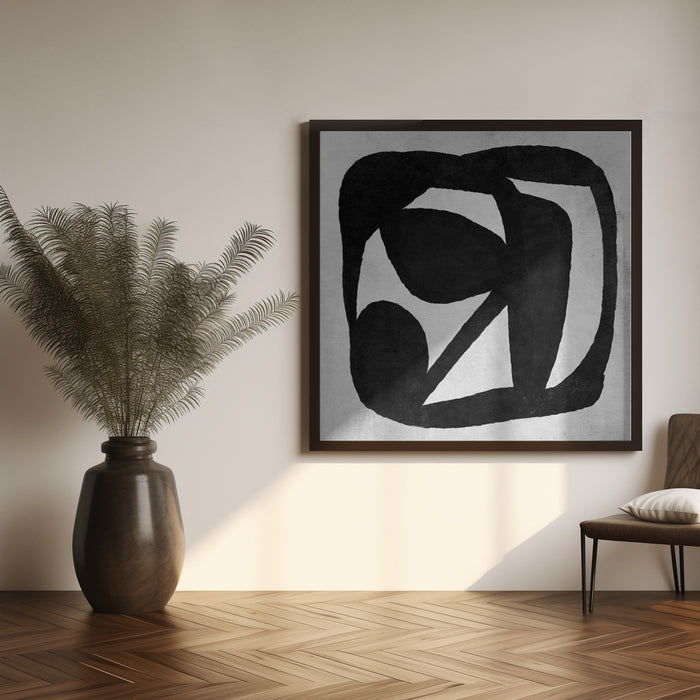 Abstract Melody by Dan Hobday Square Canvas Print Art for Modern Home Decor. Decorate your office or living room with canvas artwork