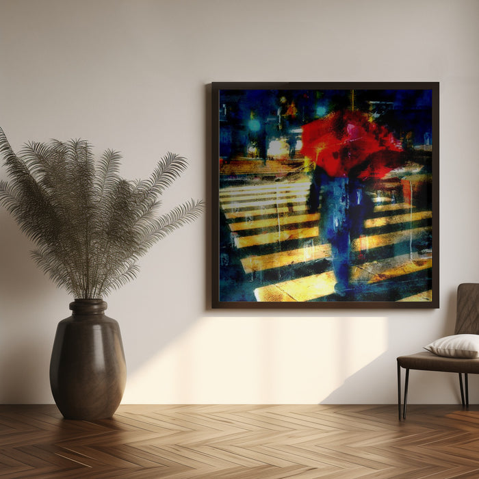 Passion for colors by Rudi Jacobs Square Canvas Print Art for Modern Home Decor. Decorate your office or living room with canvas artwork