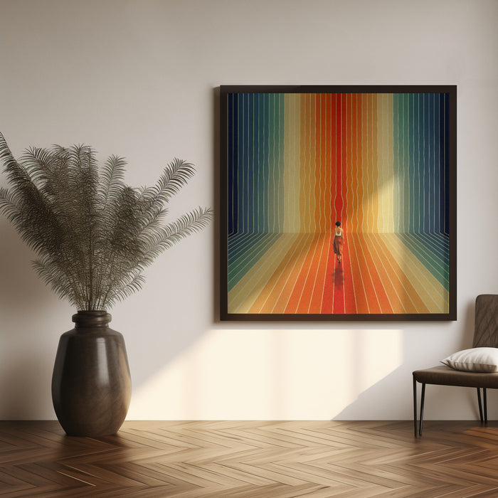 Here I Come by Taudalpoi Square Canvas Print Art for Modern Home Decor. Decorate your office or living room with canvas artwork